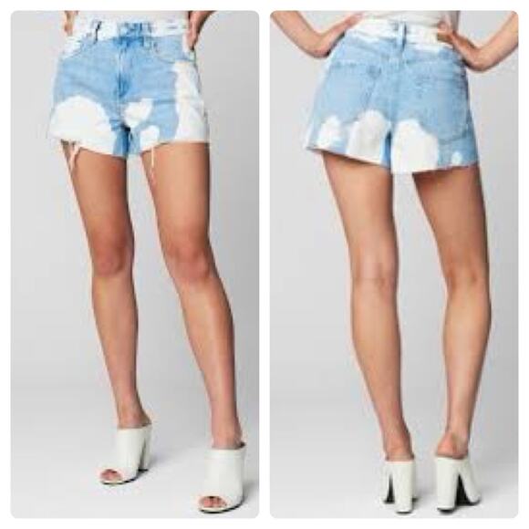 Blank NYC - NWT Sunday Funday Acid High Rise Shorts - Picture 1 of 13